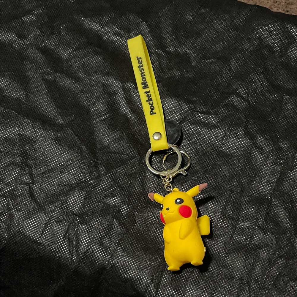 Pikachu Keychain - Yellow